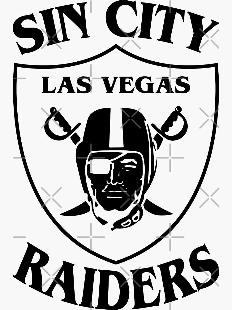 NEW LAS VEGAS RAIDERS! Decal/Sticker - Logo Decal! Viva Las Vegas Raiders