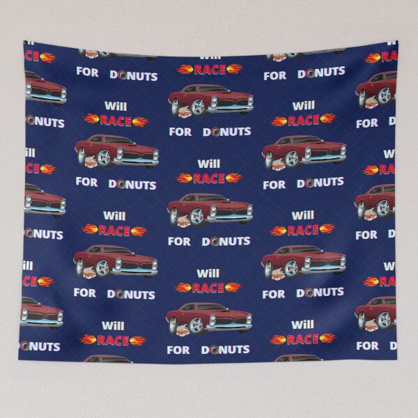 Item preview, Will Race for Donuts designed and sold by Thesmoking.