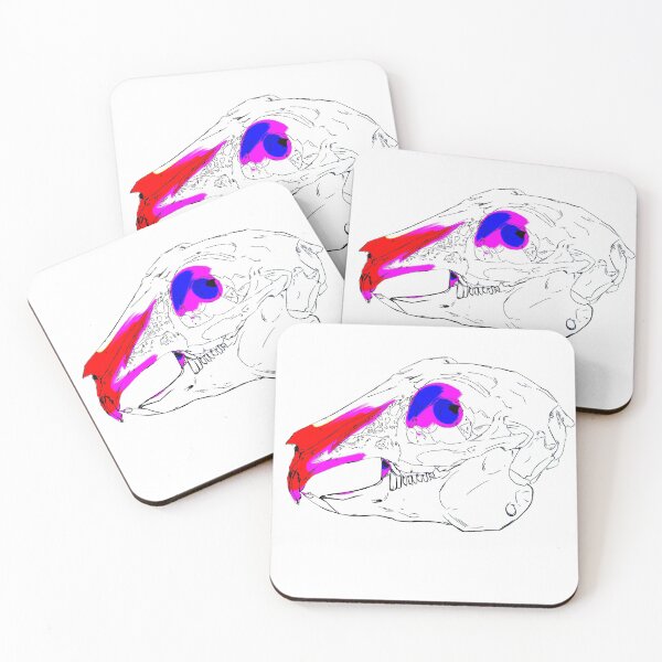 Item preview, rabbit scull (saturated) print designed and sold by corbieda.