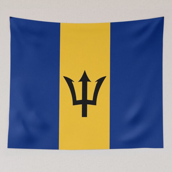 Item preview, Barbados Flag designed and sold by WorldFlagCo.