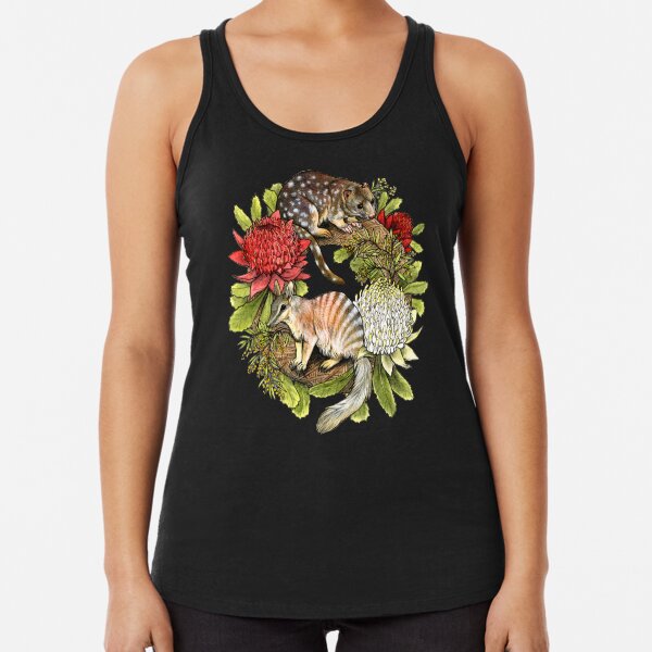 Item preview, Quoll and Numbat Australian Christmas Wreath designed and sold by Pip Tacla.