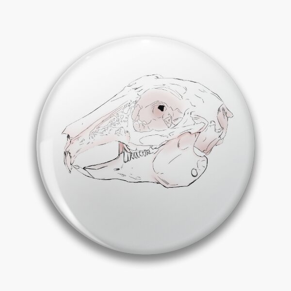 Item preview, rabbit scull (white) print designed and sold by corbieda.