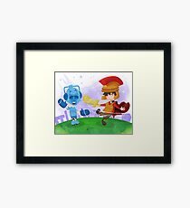 Doctor Who babies - inspired by Rory and the Cybermen Framed Print