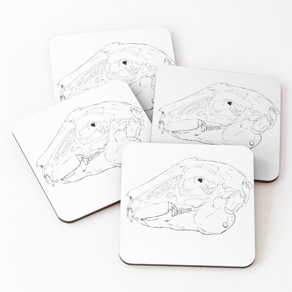 Item preview, rabbit scull (plane white) print designed and sold by corbieda.
