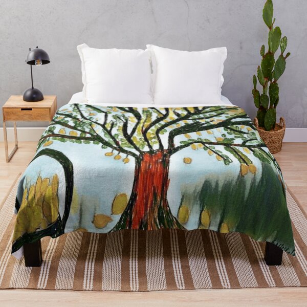 Item preview, My Big Lemon Tree- Darker Tone Effect -Simple Drawing designed and sold by mindmaster007.