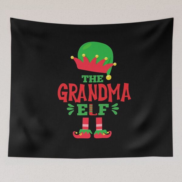 Item preview, Grandma Elf Christmas Pajama Gift designed and sold by Ibu83.