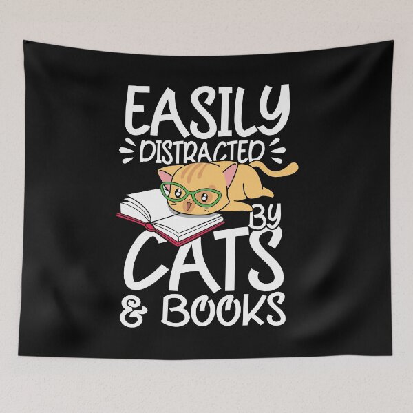 Item preview, Cats and books designed and sold by valuestees.