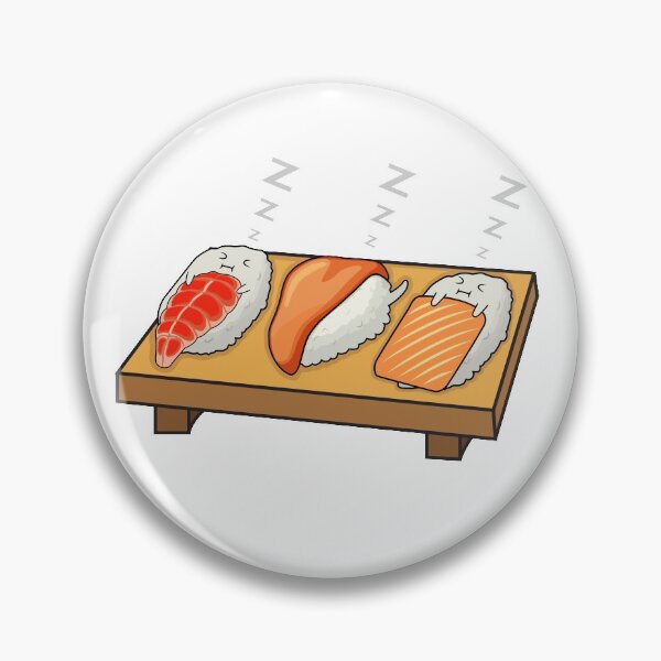 Item preview, Kawaii Sushi Maki Japanese Food Sleeping Faces designed and sold by Simplyy  Unique.