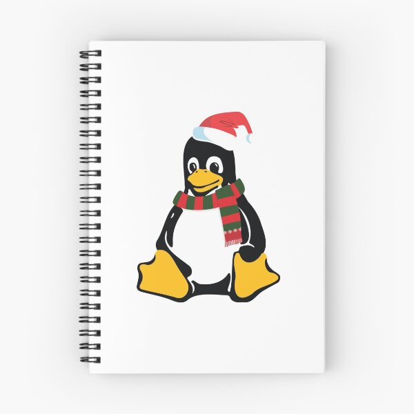 Item preview, Christmas Tux Linux penguin-white background designed and sold by Code  Monkeys.