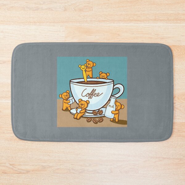 Item preview, Little bear barista with blue coffee shop sticker,  bear lover sticker, Shirts,  coffee  lover Shirts  designed and sold by juartshop.