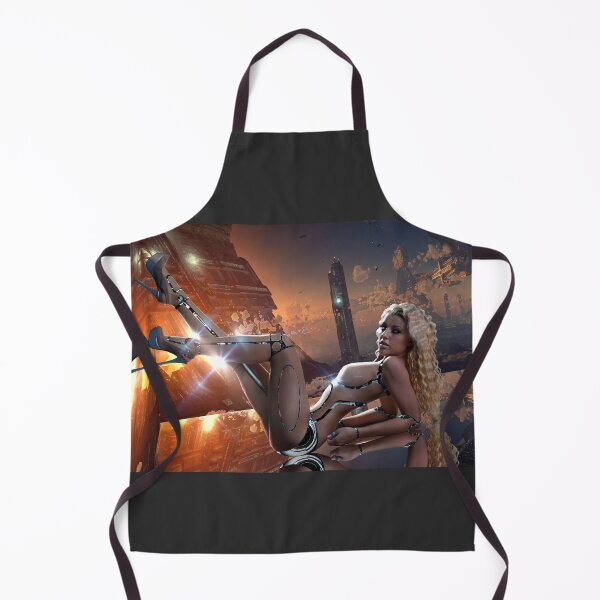 Item preview, Fantasy Android Woman designed and sold by OverburyArt.
