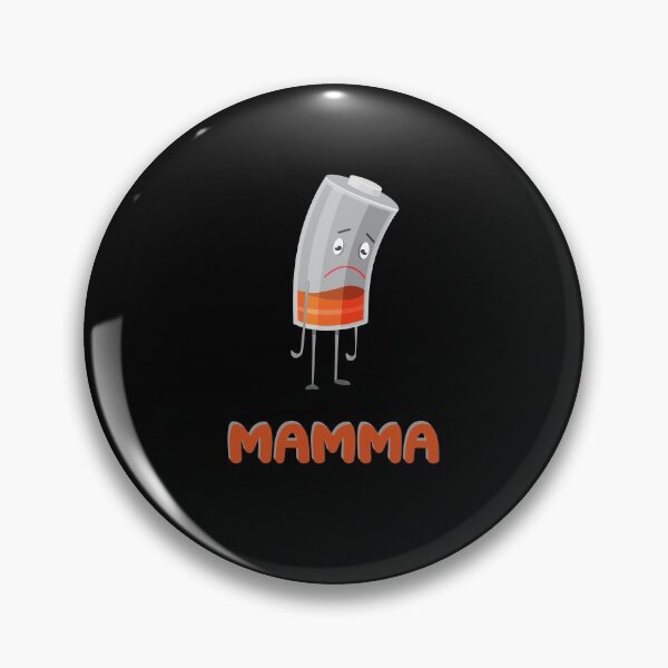 Item preview, Mama battery empty - battery - no energy designed and sold by Shirt-Designs.