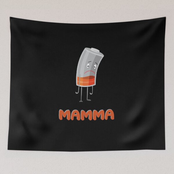 Item preview, Mama battery empty - battery - no energy designed and sold by Shirt-Designs.