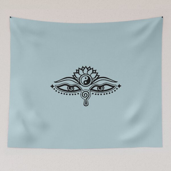 Item preview, Eyes of Buddha, Yin Yang, Symbol Wisdom & Enlightenment designed and sold by nitty-gritty.