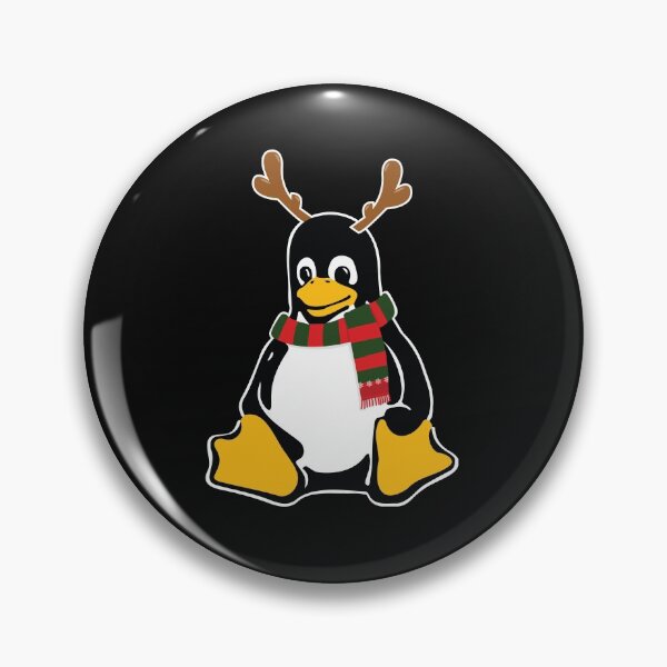 Artikelvorschau, Weihnachts-Tux-Linux-Pinguin mit Geweih entworfen und verkauft von Code Monkeys.