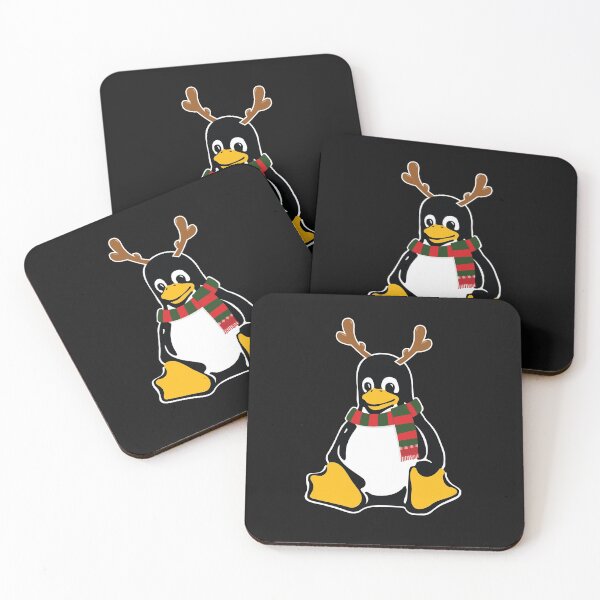 Item preview, Christmas Tux Linux penguin with antlers designed and sold by Code  Monkeys.