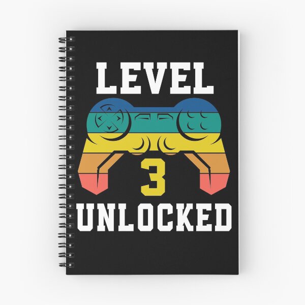 Item preview, Level 3 Unlocked, Video Game 3rd Gamer Birthday designed and sold by Fabvity.