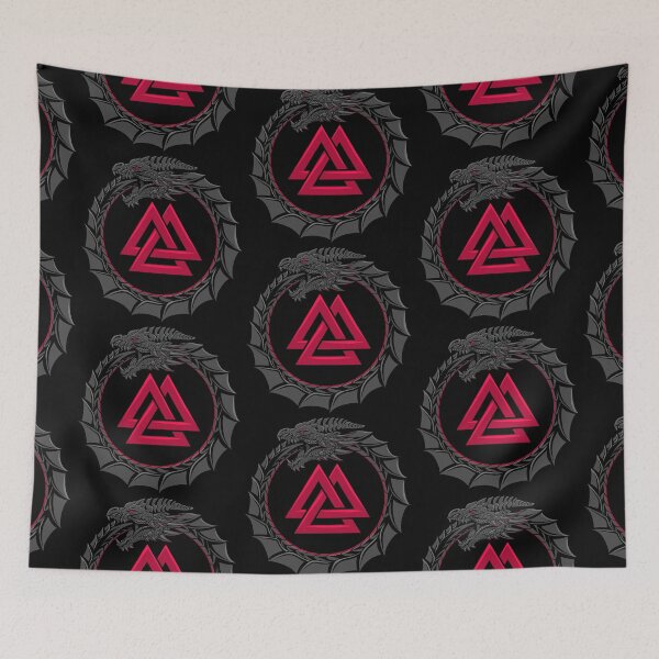 Item preview, Viking Jormungandr Symbol - Valknut designed and sold by anziehend.