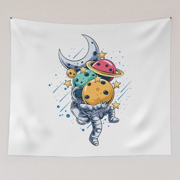 Item preview, Astronaut T-ShirtAstronaut Carrying Planets designed and sold by AuroraSmithg.