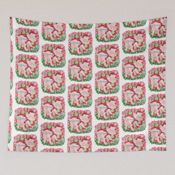 Item preview, Pig Merry Christmas, I Like Pig Butts designed and sold by dalypdesign.