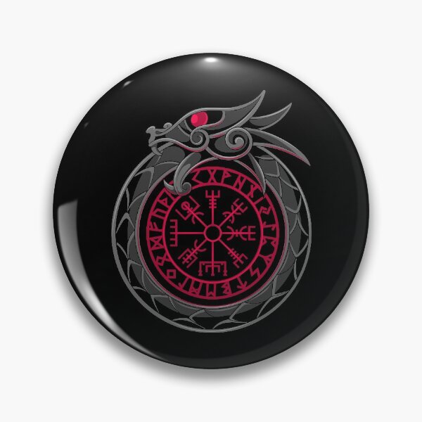 Item preview, Viking Jormungandr Symbol - Vegvisir designed and sold by anziehend.