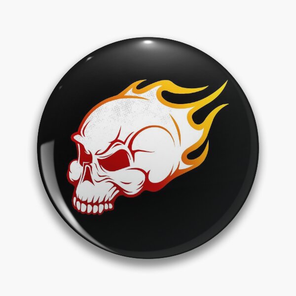 Item preview, Skull with Fire designed and sold by thailerd.