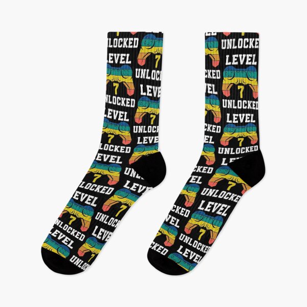 Item preview, Level 7 Unlocked, Video Game 7th Gamer Birthday designed and sold by Fabvity.