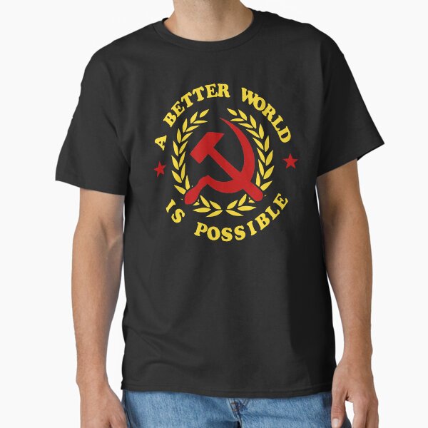 Item preview, A Better World Is Possible (Black Background Variant) designed and sold by jacquesi97.