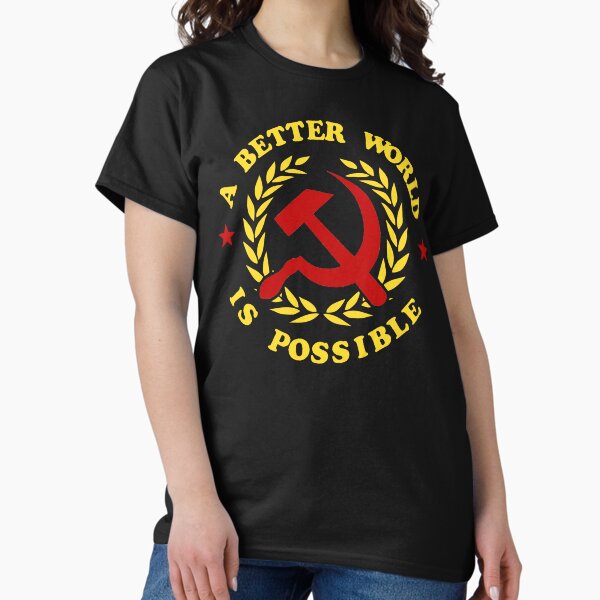 Item preview, A Better World Is Possible (Black Background Variant) designed and sold by jacquesi97.