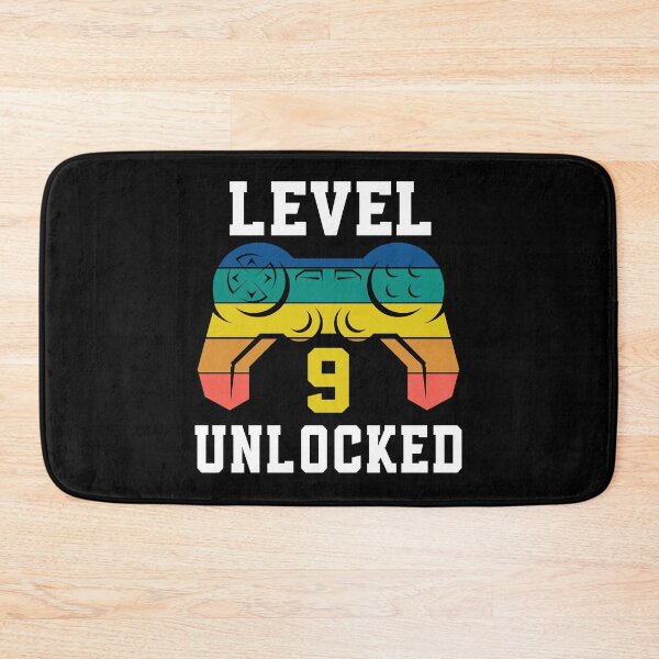 Item preview, Level 9 Unlocked, Video Game 9th Gamer Birthday designed and sold by Fabvity.