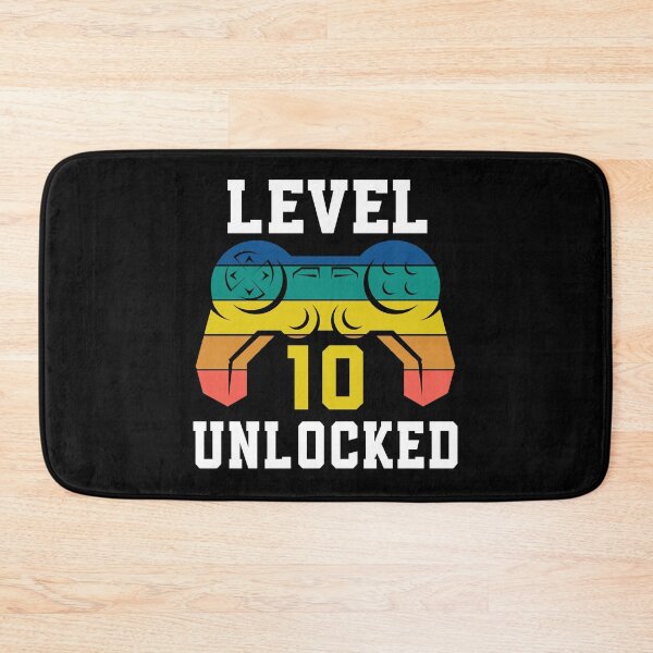Item preview, Level 10 Unlocked, Video Game 10th Gamer Birthday designed and sold by Fabvity.