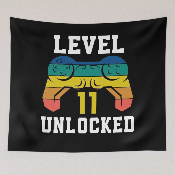 Artikelvorschau, Level 11 freigeschaltet, Videospiel 11. Geburtstag des Spielers entworfen und verkauft von Fabvity.