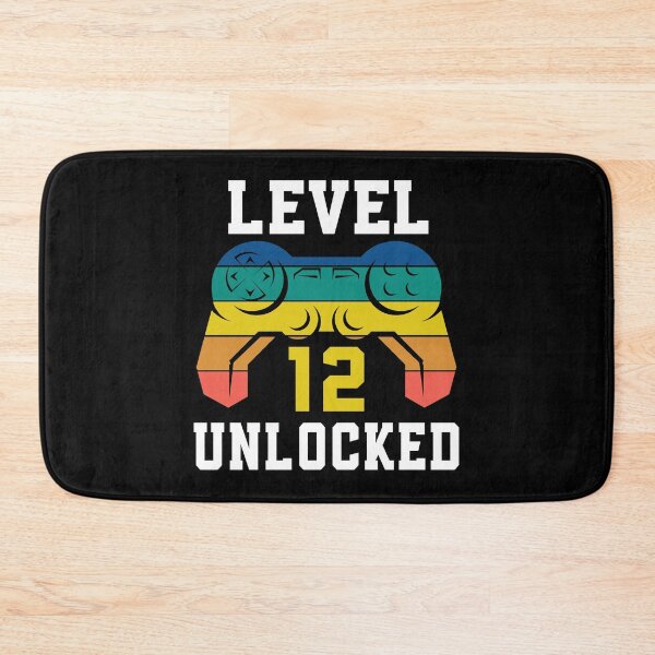 Item preview, Level 12 Unlocked, Video Game 12th Gamer Birthday designed and sold by Fabvity.