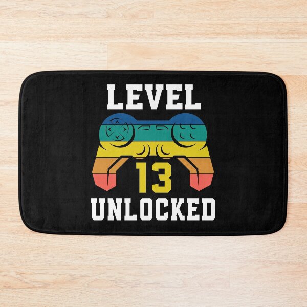 Item preview, Level 13 Unlocked, Video Game 13th Gamer Birthday designed and sold by Fabvity.