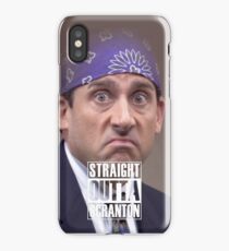 Straight Outta Scranton - Prison Mike iPhone Case