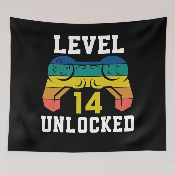 Artikelvorschau, Level 14 freigeschaltet, Videospiel 14. Geburtstag des Spielers entworfen und verkauft von Fabvity.