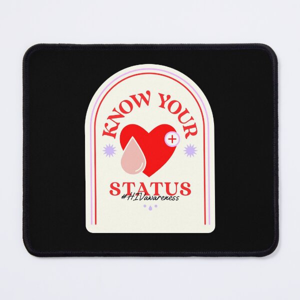 Item preview, Know Your Status #Awareness Design designed and sold by Artpace.
