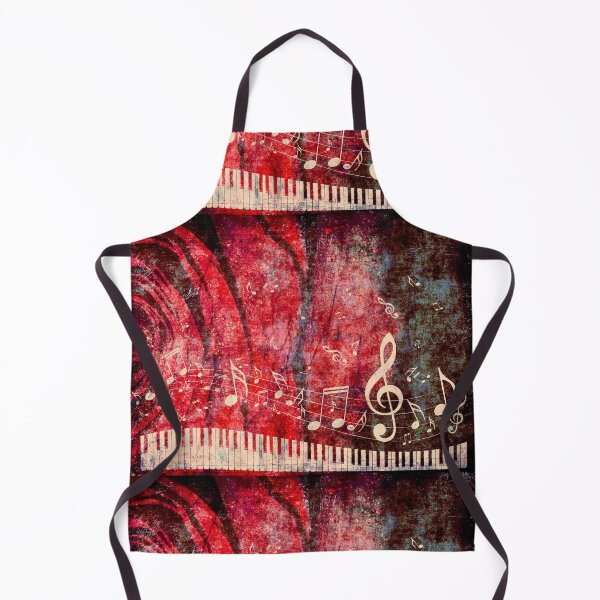 Item preview, Piano Keyboard with Music Notes Grunge 2 designed and sold by AnnArtshock.