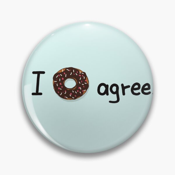 Item preview, Say it with donuts (chocolate) designed and sold by Linette Heimrich.