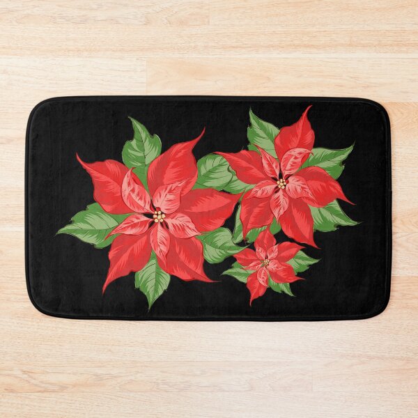 Item preview, Poinsettia Festive Plant Composition designed and sold by Happy Puppy Print On Demand.