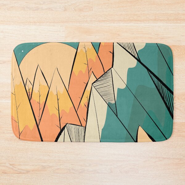 Item preview, Autumn yellow forest land designed and sold by Swadeillustrations.