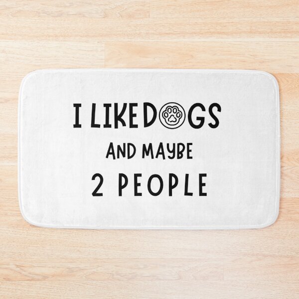 Item preview, I Like Dogs And Maybe 2 People - Funny T-shirt designed and sold by MissaMarket.