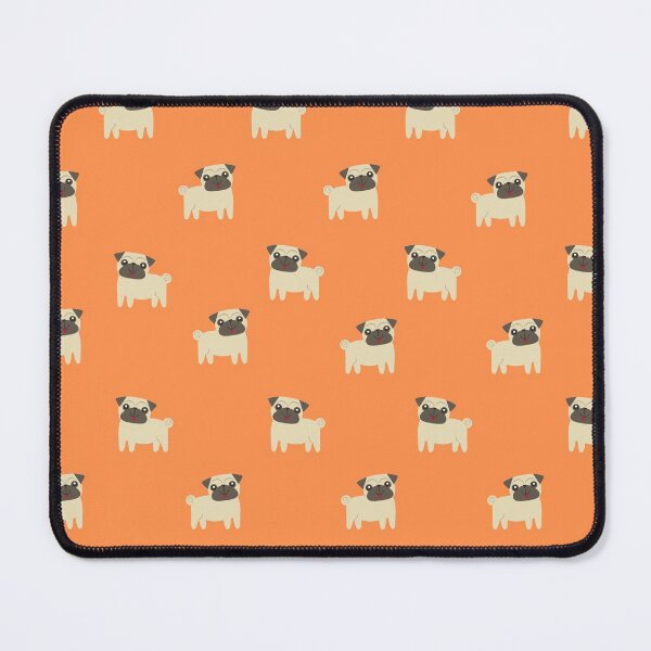 Tiny little pugs everywhere-pugs Mouse Pad