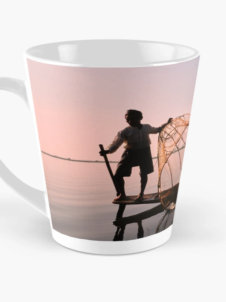 Thumbnail 3 of 4, Coffee Mug, Lake Inle Leg Rower designed and sold by Graham Prentice.