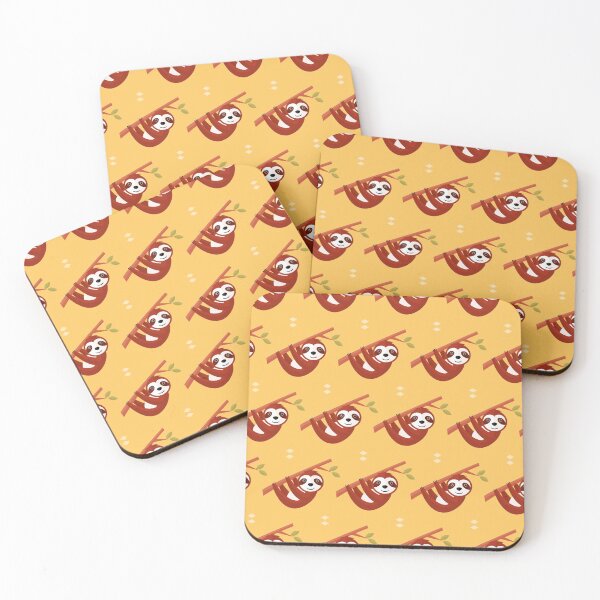 Item preview, Sloths on yellow designed and sold by reneesillus.