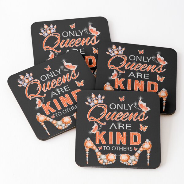 Item preview, Only Queens are kind to others Be Kind anti-bullying cute anti bullying awareness prevention month designed and sold by jojocat90.