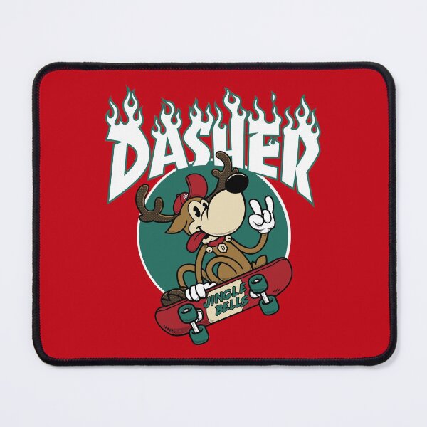 Item preview, Dasher - Skateboarding Reindeer - Funny Xmas Cartoon designed and sold by Nemons.