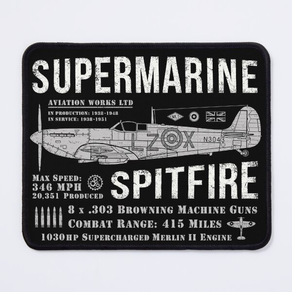 Item preview, Supermarine Spitfire designed and sold by 909 Apparel®.
