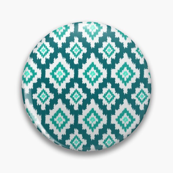 Artikelvorschau, Boho Ikat in Teal entworfen und verkauft von The Wellington Boot.