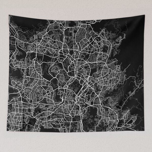 Item preview, Kuala Lumpur City Map of Malaysia - Full Moon designed and sold by deMAP.